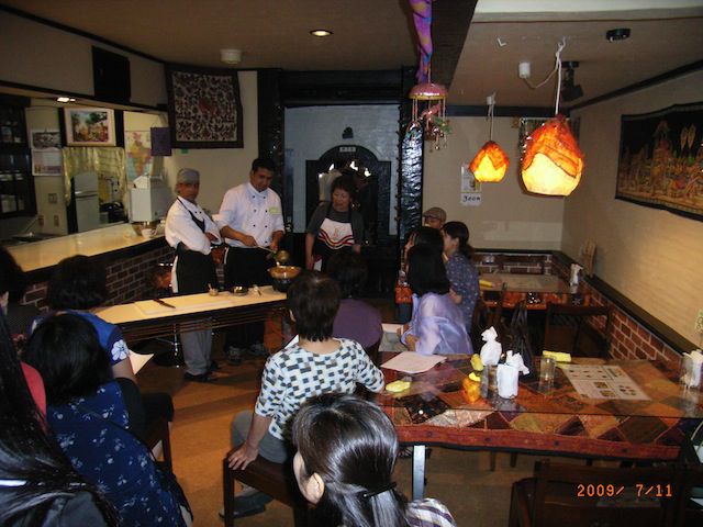 料理教室第２９回 ｢インドカレー」 を終えて