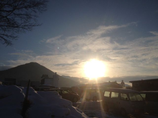 1/28　今日は天気がいいですよ～！
