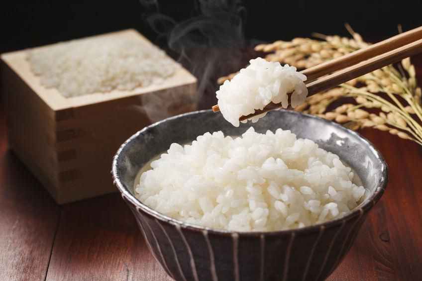 朝は炊きたて！「つや姫」ごはん♪