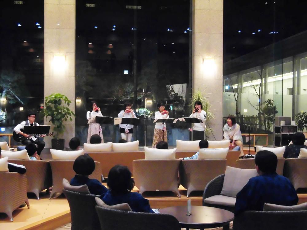 夕食後、オカリナ演奏会とマジックショーをお楽しみ頂きました♪