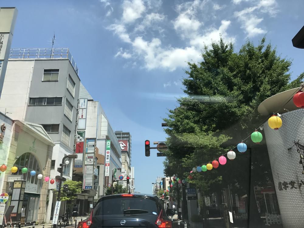 山形花笠まつりの準備が始まっています♪