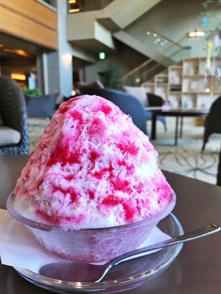 天童ホテル特製ふわっふわのかき氷♪♪