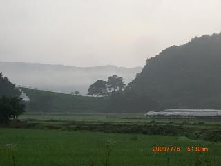 ◆朝もやのまほろばの里風景　＠＠＠＠