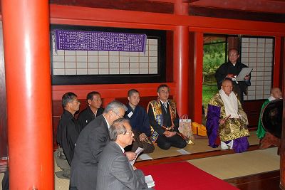 ◆『亀岡文殊堂連歌奉納式』01　　＠＠＠