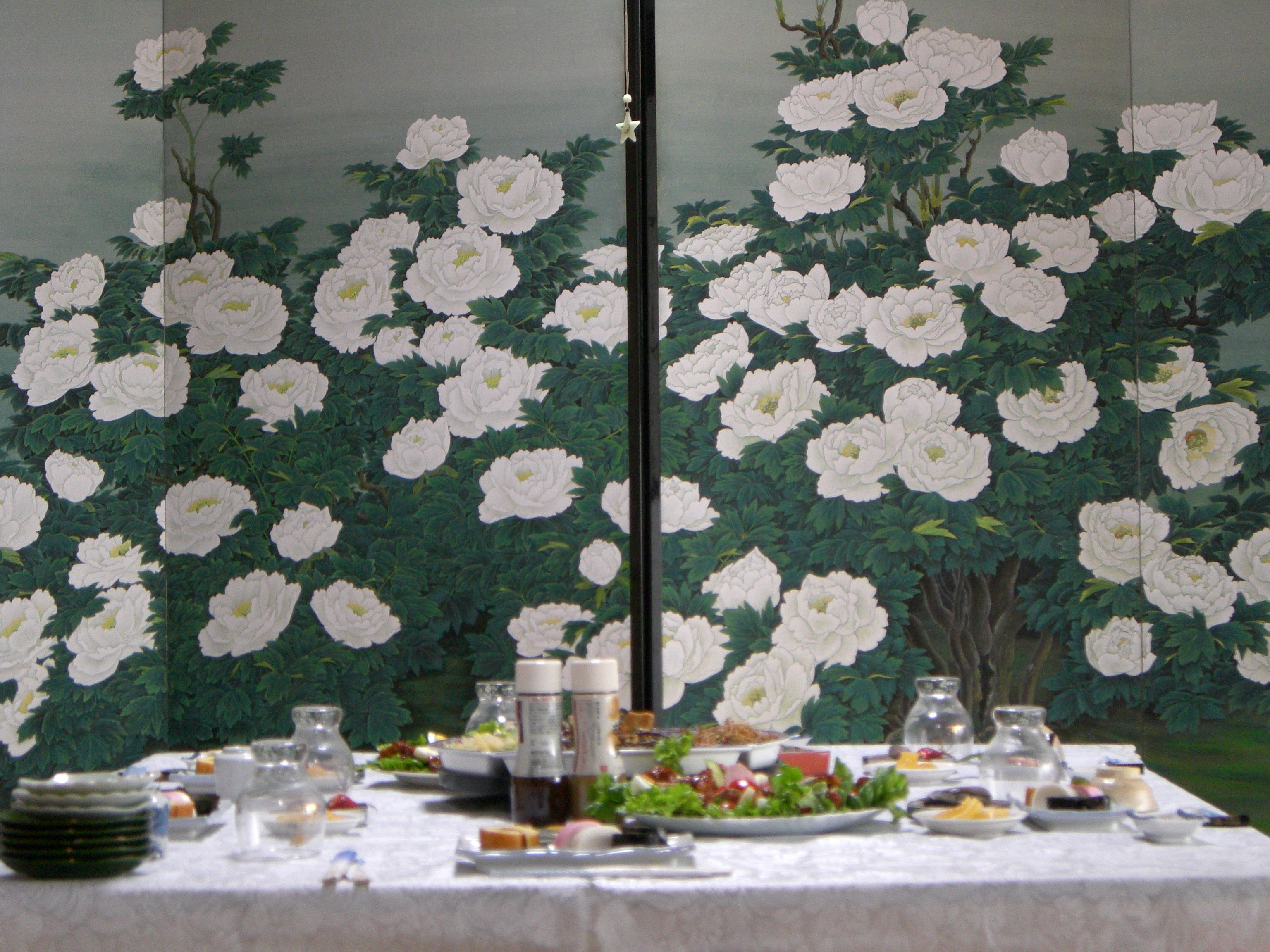 ◆部屋の中はボタンで満開です。　　＠＠＠
