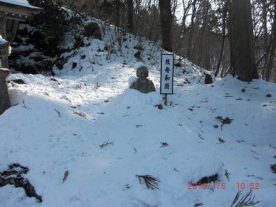 ◆亀岡文殊も雪景色です。　　＠＠＠