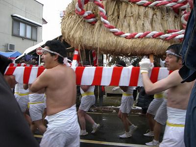 ◆たかはた冬祭りわらじ神輿開催　＠＠＠