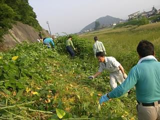 ◆屋代川一斉清掃行いました。　　＠＠＠