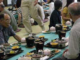 ◆伊達家のふるさとツアー　昼食風景　　＠＠＠