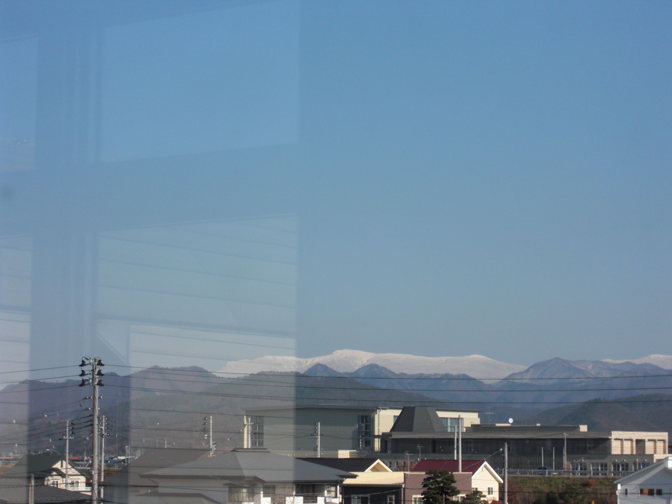 ◆蔵王連峰が真っ白です。　　＠＠＠