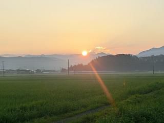 ◆本日の日の出　　＠＠＠