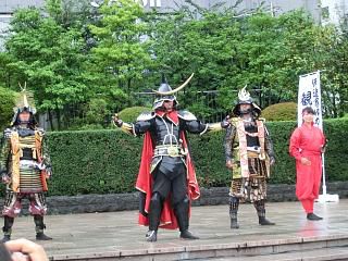 ◆物産展に『新伊達の武将隊』出演　　＠＠＠
