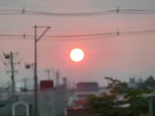 ◆昨日の夕日です。　　＠＠