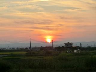 ◆昨日の夕日　　＠＠＠