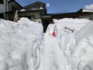 ◆除雪作業に精が出ます。　　　＠＠＠