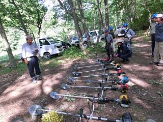 ◆豪士山登山道整備しました。　　　＠＠＠