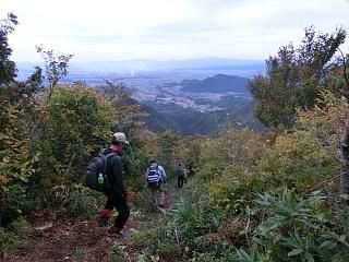 ◆駒ヶ岳民衆登山　　駒ヶ岳→　急斜面の下山　　＠＠＠