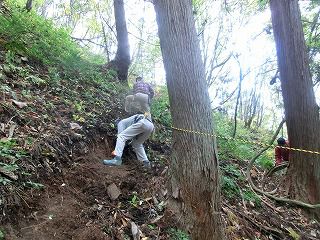 ◆亀岡　舘の山　(亀岡舘)登山道整備参加　　　＠＠＠