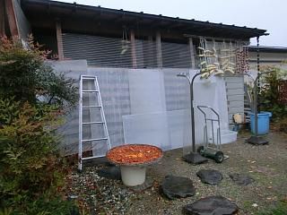 ◆いよいよ雪囲いの時期です。　　＠＠＠