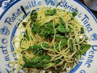 ◆山菜パスタ　素晴らしいです。◆