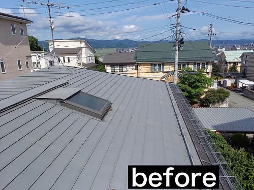 屋根塗装<br>F様邸屋根塗装工事<br>外壁補修工事（山形市）　