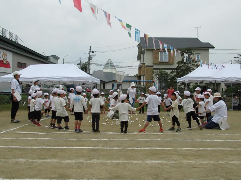 運動会　玉入れ