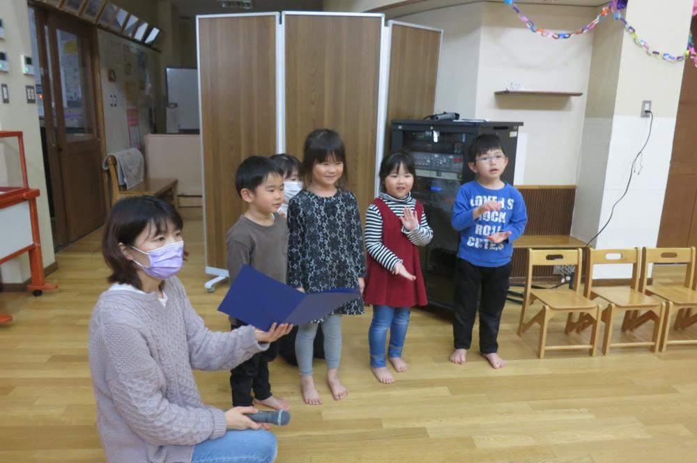 ゆり組さんとのお別れ会