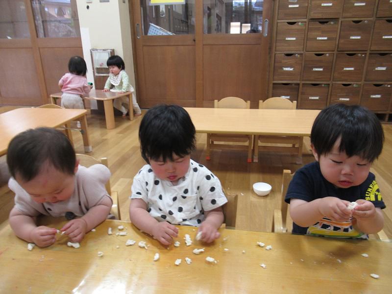 うめ組感触遊び～こんな遊びしています♪～