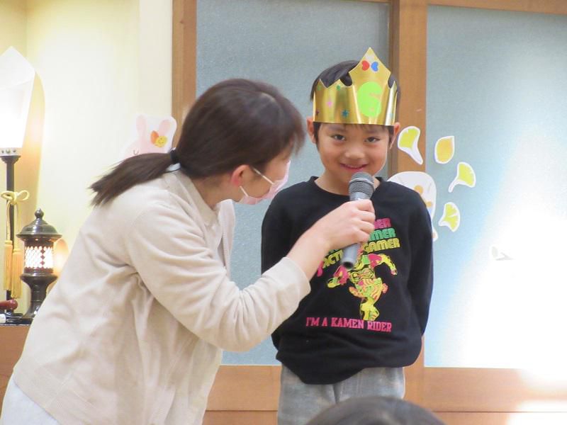 １１月生まれの誕生会 　その２