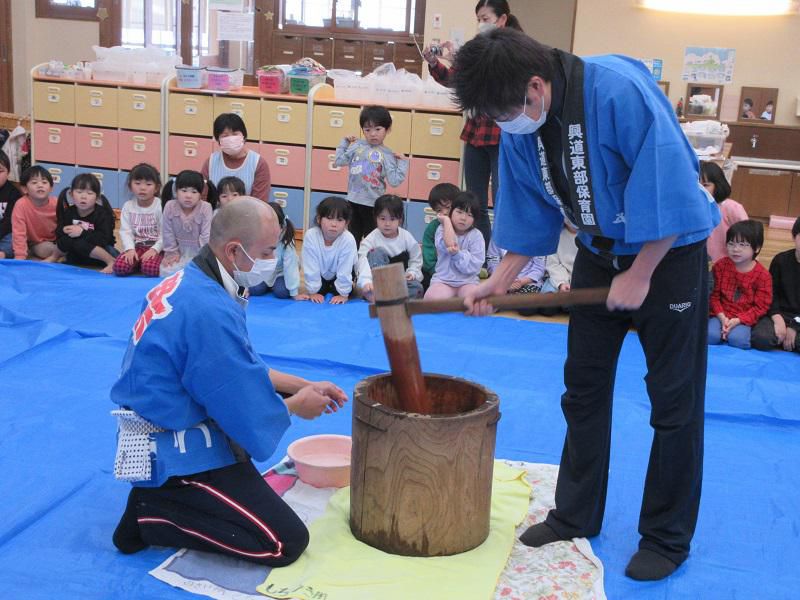 鏡餅つくり