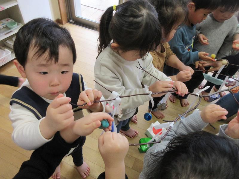 団子の木飾り
