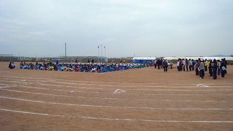南陽市学童陸上記録会