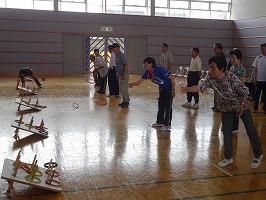 いきいき学級輪投げ大会