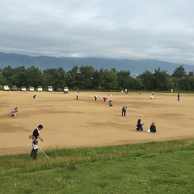 グラウンド整備