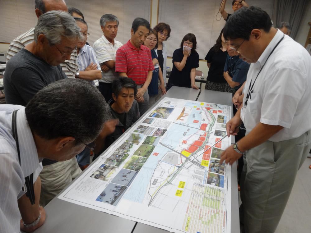 【白川右岸かわまちづくり事業の説明会】