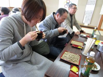 豊田地区【冬の食事会（蕎麦を食べる会）】を開催しました。