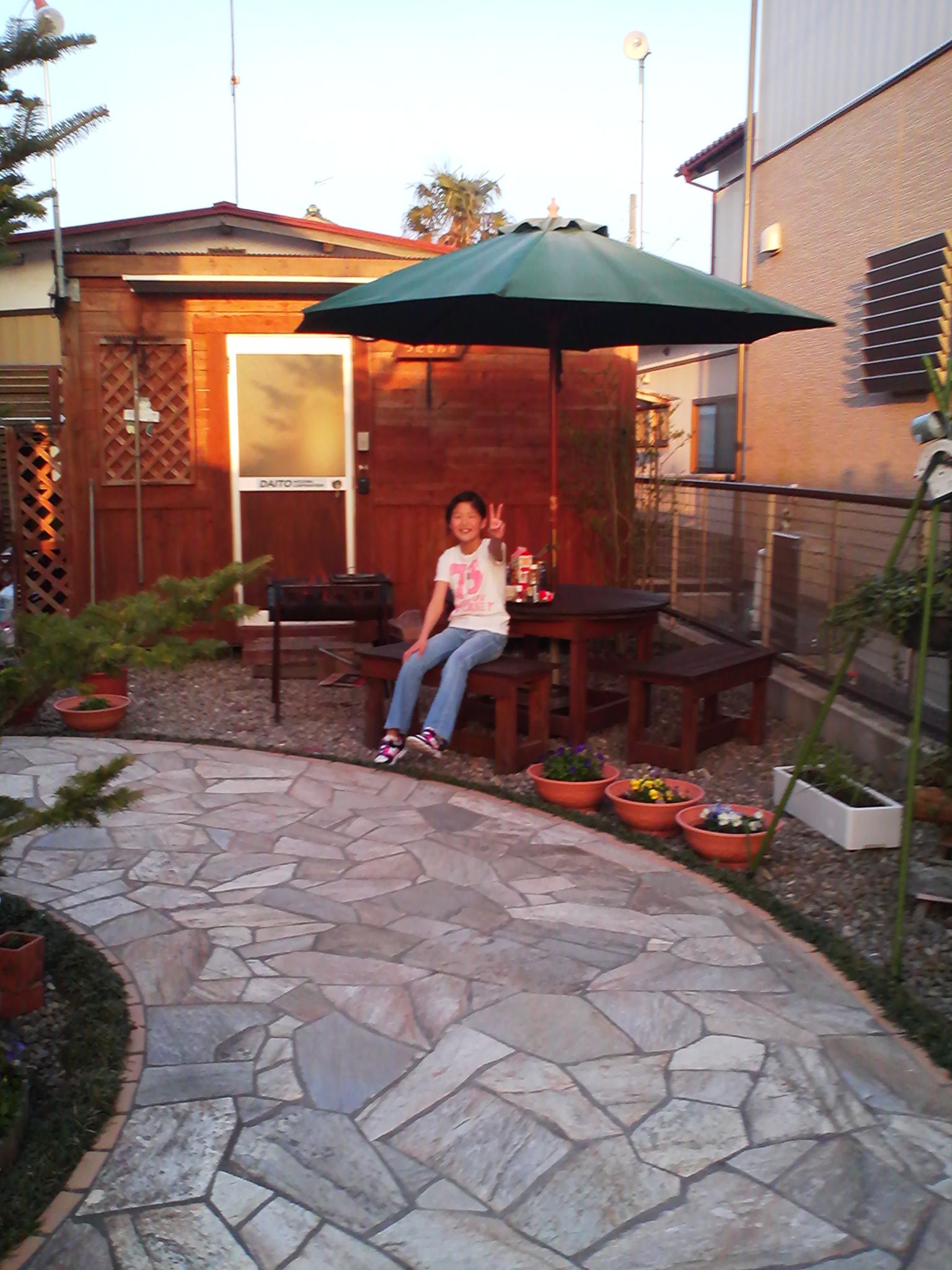 夕方から、ＢＢＱ