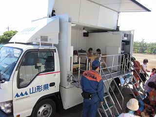 起震車体験