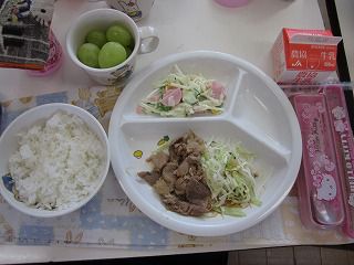 ９月１６日 地場産デー給食