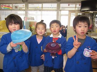 １月１８日　園長先生みて～！