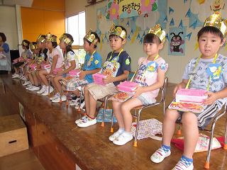 ７月２２日　誕生会