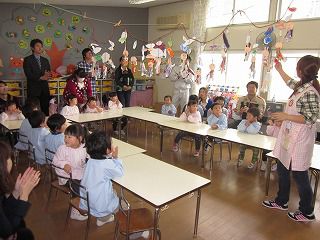 １０月２４日　保育参観（年少組）