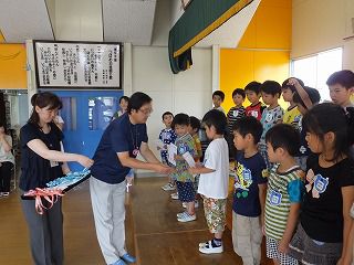 ７月１４日　５歳児歯の表彰