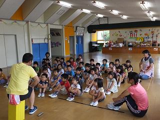 ７月２４日　小学校の先生とあそぼう　(出前授業）
