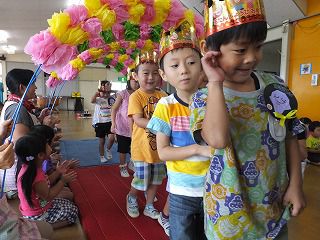 ８月２５日　誕生会