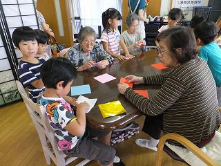 ８月２８・２９日日　幼老交流会