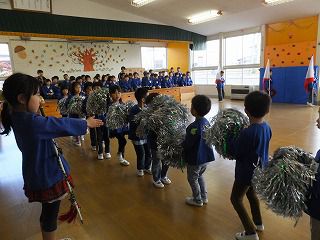 １１月６日　マーチング引き継ぎ式