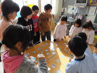 １１月２０日　沖小５年生との交流会