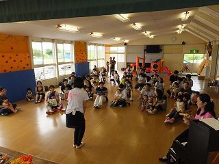 ７月１８日　子育てキャンパス「すまいる」 ～リトミック～　