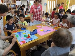 ８月２５・２６日　幼老交流会 